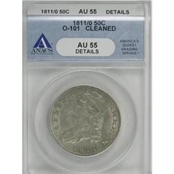 1811/10 50C--Cleaned--ANACS. AU55 Details