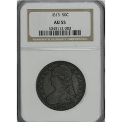 1813 50C AU55 NGC