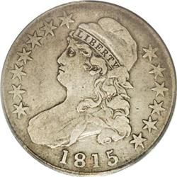 1815/2 50C Fine 12 PCGS