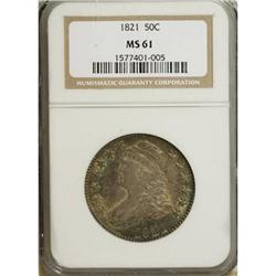1821 50C MS61 NGC