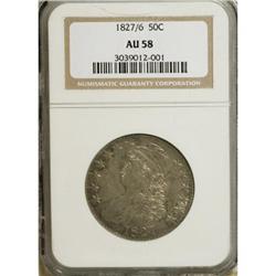 1827/6 50C AU58 NGC