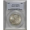Image 1 : 1827 50C Square Base 2 MS62 PCGS