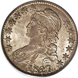 1827 50C Square Base 2 MS63 PCGS