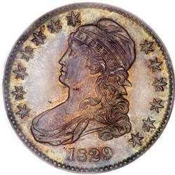 1829 50C Small Letters MS64 PCGS
