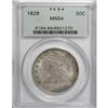 Image 3 : 1829 50C Large Letters MS64 PCGS