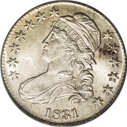 1831 50C MS64 PCGS. CAC