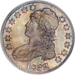 1832 50C Small Letters MS65 PCGS