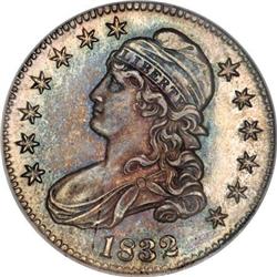 1832 50C Small Letters MS65 NGC
