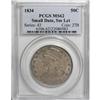 Image 1 : 1834 50C Small Date, Small Letters MS62 PCGS
