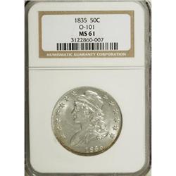 1835 50C MS61 NGC