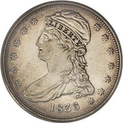 1836 50C Reeded Edge XF40 PCGS