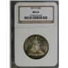 Image 1 : 1877-S 50C MS64 NGC