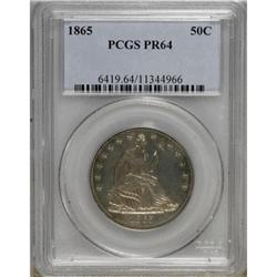 1865 50C PR64 PCGS