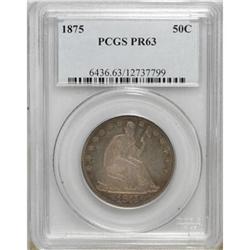 1875 50C PR63 PCGS
