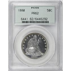 1880 50C PR62 PCGS