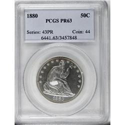 1880 50C PR63 PCGS