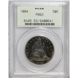 1884 50C PR63 PCGS