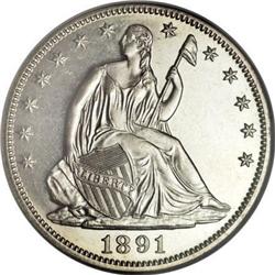 1891 50C PR66 NGC
