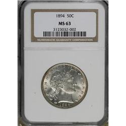 1894 50C MS63 NGC