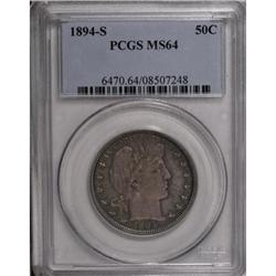 1894-S 50C MS64 PCGS