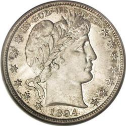 1894-S 50C MS65 PCGS. CAC