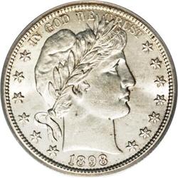 1898-S 50C MS62 PCGS