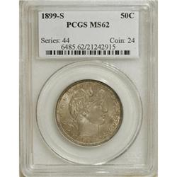 1899-S 50C MS62 PCGS