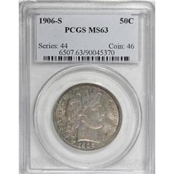 1906-S 50C MS63 PCGS