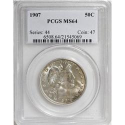 1907 50C MS64 PCGS