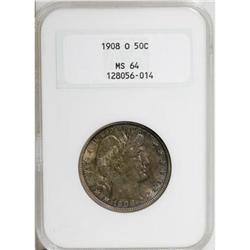 1908-O 50C MS64 NGC