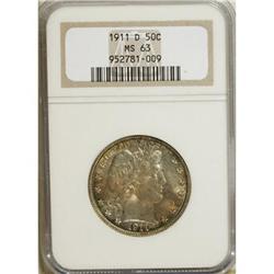 1911-D 50C MS63 NGC