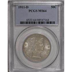 1911-D 50C MS64 PCGS