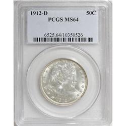 1912-D 50C MS64 PCGS