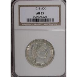 1915 50C AU53 NGC