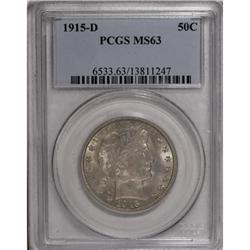 1915-D 50C MS63 PCGS