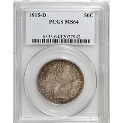 1915-D 50C MS64 PCGS