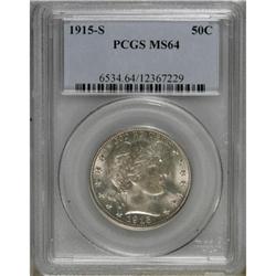 1915-S 50C MS64 PCGS