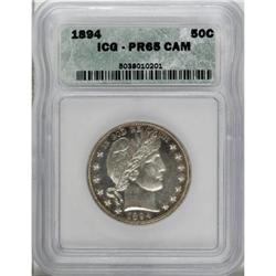 1894 50C PR65 Cameo ICG