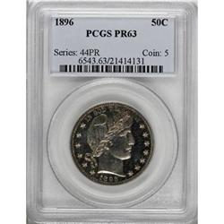1896 50C PR63 PCGS