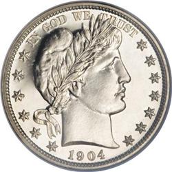 1904 50C PR67 Cameo NGC