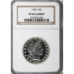 1906 50C PR63 Cameo NGC