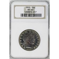 1910 50C PR63 NGC