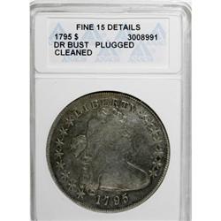 1795 $1 Draped Bust, Centered ANACS