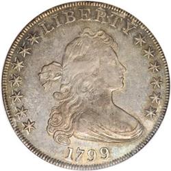 1799 $1 7x6 Stars AU53 NGC