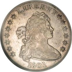 1801 $1 XF40 PCGS