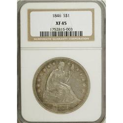 1846 $1 XF45 NGC
