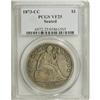Image 3 : 1873-CC $1 VF25 PCGS