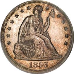 1856 $1 PR63 ICG