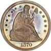Image 1 : 1870 $1 PR64 PCGS. CAC