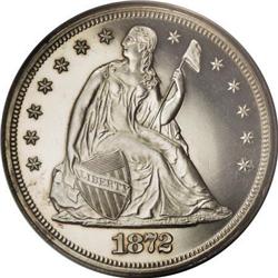 1872 $1 PR63 PCGS